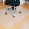 1-7 Heavy Duty Office Chair Mat for Hard Wood Floors, Clear Floor Mat