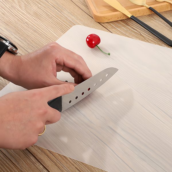 Transparent Square PP Placemat Easy Clean Mat for Refrigerator /Outdoor Picnic/Chopping