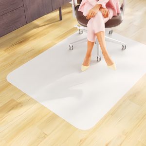 Heavy Duty Office Chair Mat for Hard Wood Floors, Clear Floor Mat