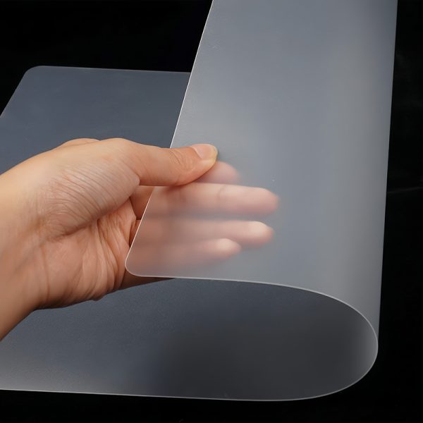 Transparent Square PP Placemat Easy Clean Mat for Refrigerator /Outdoor Picnic/Chopping