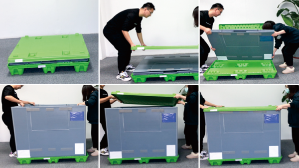 20260504_104011_008 Source factory direct supply, low price injection molding PP honeycomb turnover box, suitable for logistics circulation with a load capacity of up to 500KG.