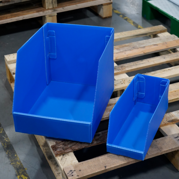 20260513_163214_053 Warehouse Tool Hardware Storage Box Picking Stacking Hanging Pp Corrugated Plastic Hollow Shelf Storage Bin Part Case