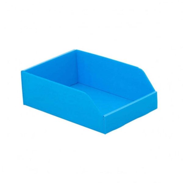 20260513_163214_056 Warehouse Tool Hardware Storage Box Picking Stacking Hanging Pp Corrugated Plastic Hollow Shelf Storage Bin Part Case