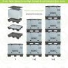 20260515_090527_025 Collapsible Pallet Sleeve Box, Heavy-Duty Lightweight PP Honeycomb Board, Reusable Waterproof Storage & Turnover Container