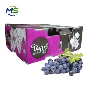 Agricultural PP Box (8) Food Grade PP Hollow Box for Fruit and Vegetable Transport, FDA Approved, EU FCM Compliant Reusable Packaging Crate