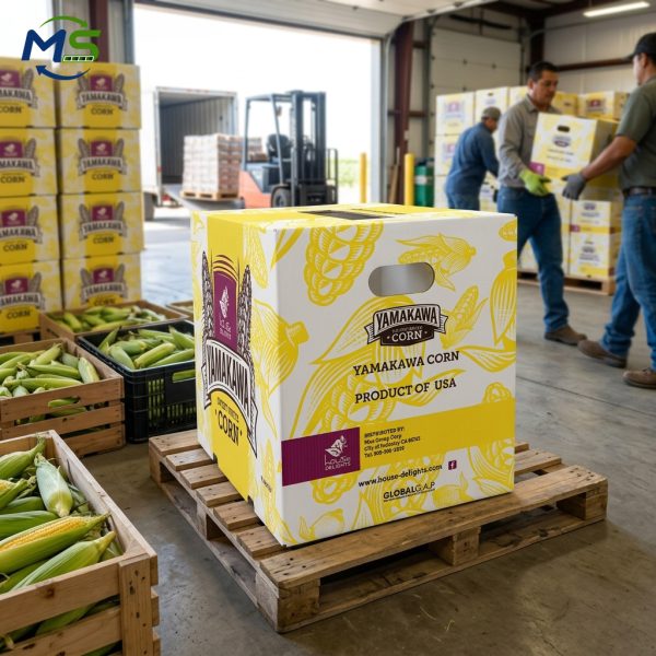 Factory Direct PP Corrugated Produce Box for Fruits and Vegetables, FDA and EU FCM Certified Food Grade Packaging Container
