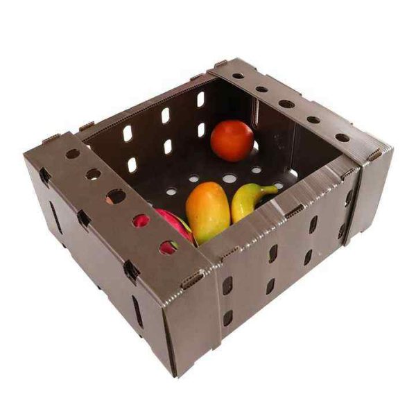 Eco-Friendly PP Hollow Corrugated Plastic Boxes for Vegetable & Fruit Packaging and Storage