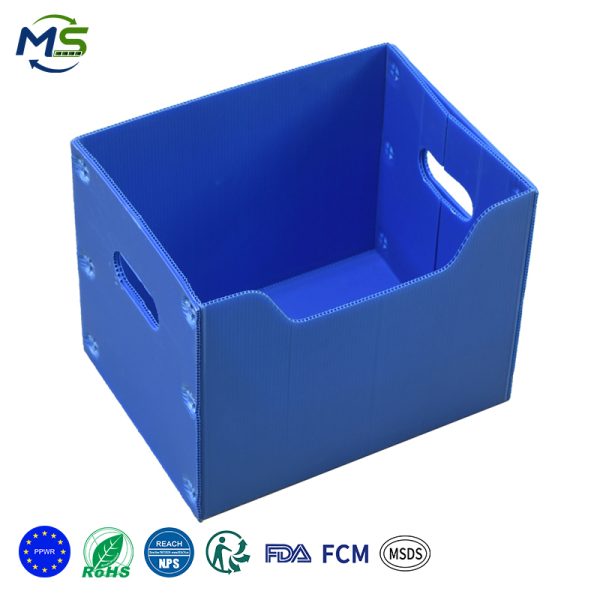 1 (4) 拷贝 Eco-Friendly Corrugated PP Plastic Bins Open Front Book Holders for Home, School & Office Sundries