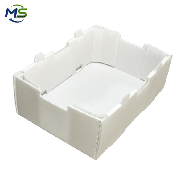 1 Breathable Food Grade PP Plastic Mango Turnover Box, Corrugated Plastic Crate for Fresh Fruit Farm Logistics