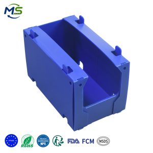1 拷贝 Stackable Polypropylene Bin For Beauty Product Warehouse Organization