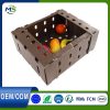 10 Breathable PP Hollow Board Vegetable Circulation Box Black Corrugated Plastic Crate for Farm to Market Fresh Veggie Transport