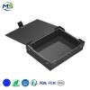 2 拷贝 Rigid PP Hollow Board File Box Black Flip Top Document Storage Case for Office