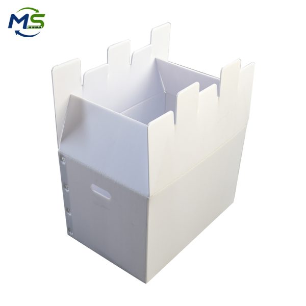 4 New Design Sealable Plastic Box Foldable Reusable Shipping Box for Packaging