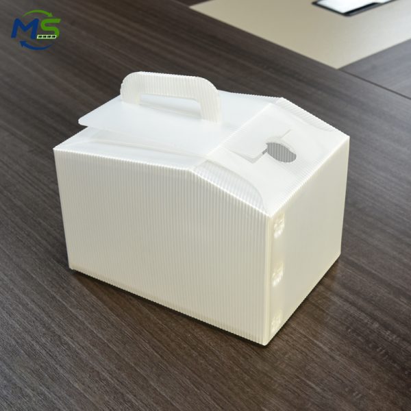 DSC_9435 PP Hollow Board Coffee Cup Carrier Box Reusable Drink Takeaway Delivery Box