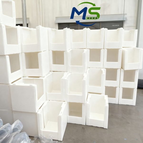 PP Corrugated Picking Box (15) PP Picking Box Heavy Duty Stackable Warehouse Storage Bin For Order Fulfillment And Inventory Management