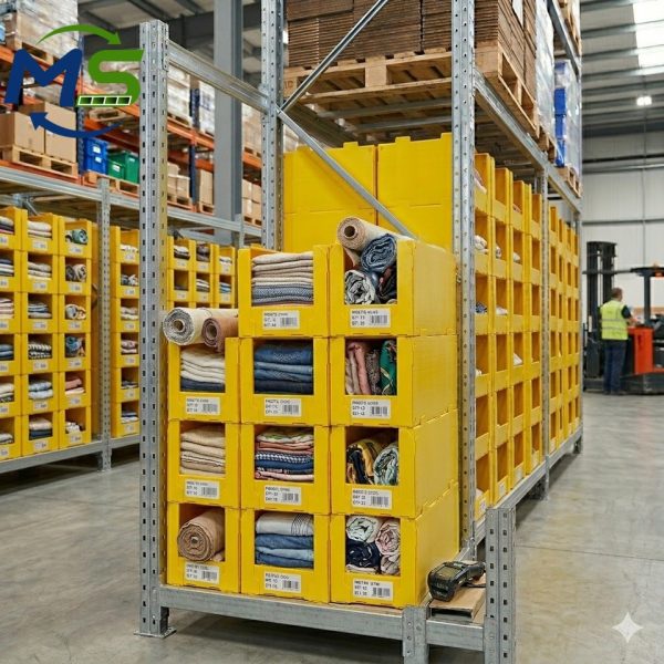 PP Corrugated Picking Box (18) PP Picking Box Stackable Storage Bin For Electronic Components Warehouse Management