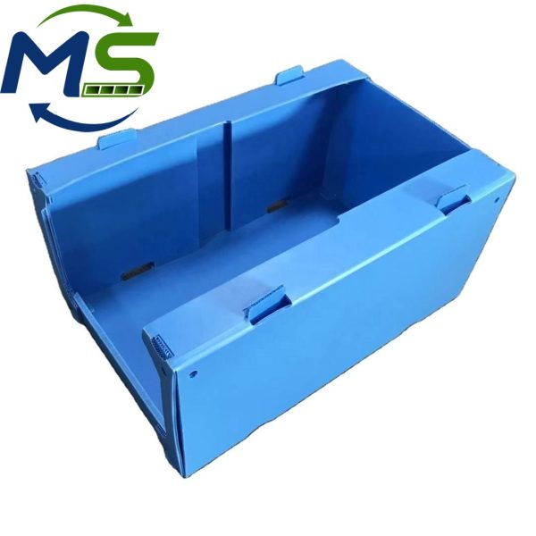 PP Corrugated Picking Box 3 PP Picking Box Stackable Storage Bin For Clothing Warehouse Organization