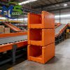 PP Corrugated Picking Box (34) Heavy Duty Polypropylene Container For Hardware Warehouse Storage Systems
