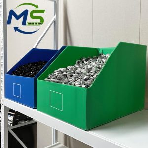 PP Corrugated Picking Box (6) Durable Polypropylene Picking Container For PCB Board Sorting And Inventory Control
