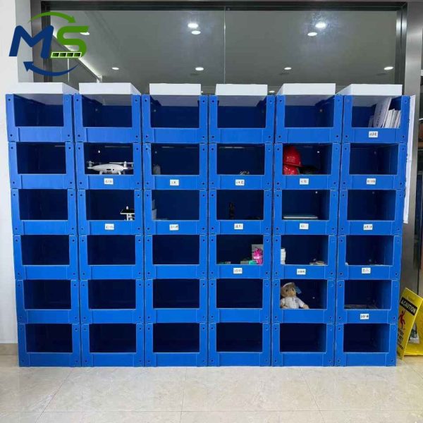 PP Corrugated Picking Box PP Picking Box Stackable Storage Bin For Clothing Warehouse Organization
