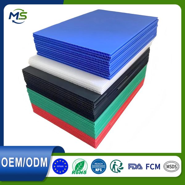 PP Corrugated Sheet (17) High Strength PP Hollow Plastic Sheet for Logistics and Storage Solutions
