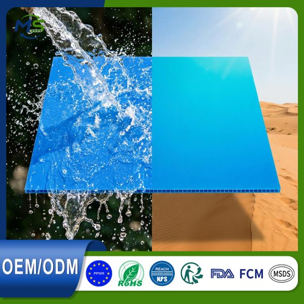 PP Corrugated Sheet (18) High Strength PP Hollow Plastic Sheet for Logistics and Storage Solutions