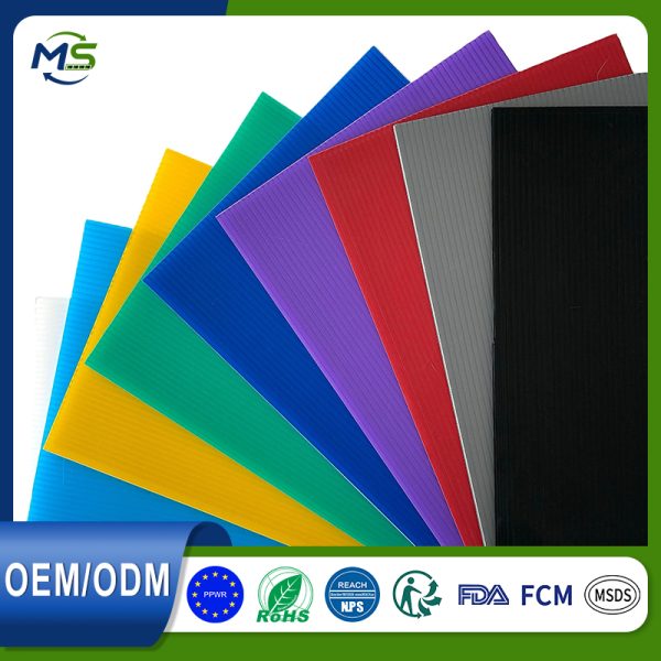 Custom Size PP Corrugated Sheets for Industrial and Commercial Use