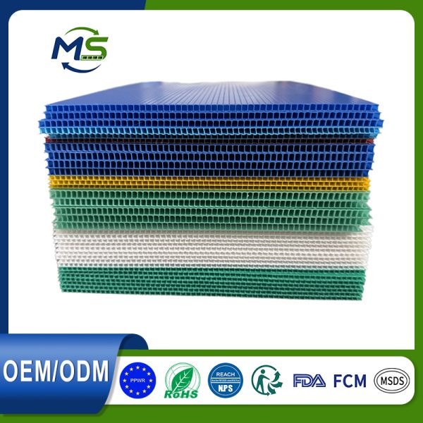 PP Corrugated Sheet (24) Recyclable Polypropylene Corrugated Sheet for Sustainable Packaging