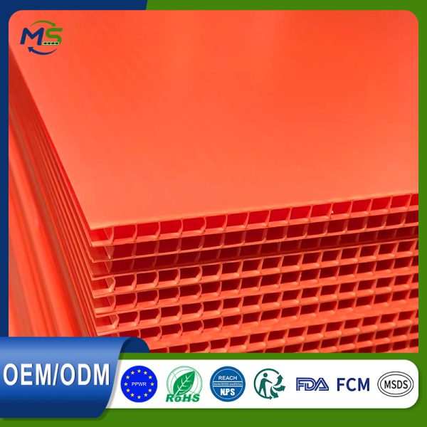 PP Corrugated Sheet (3) UV Resistant PP Corrugated Plastic Sheets for Outdoor Applications