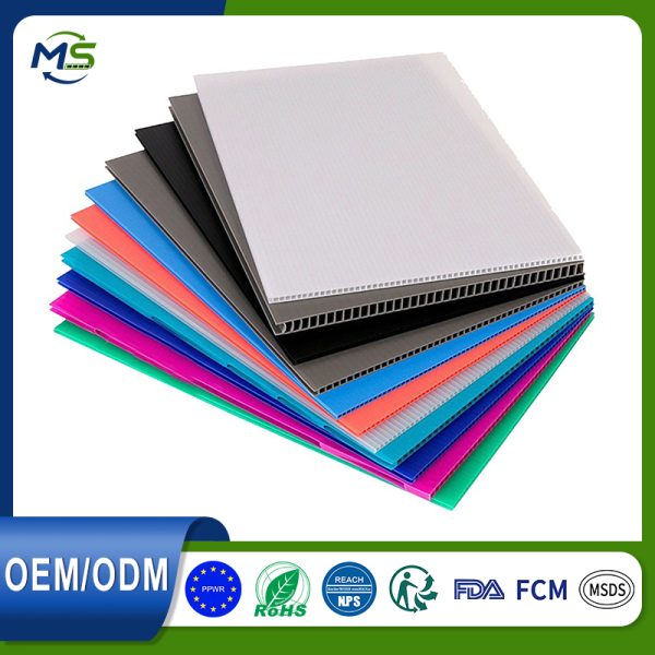 PP Corrugated Sheet (33) Waterproof PP Hollow Board for Packaging, Printing and Advertising