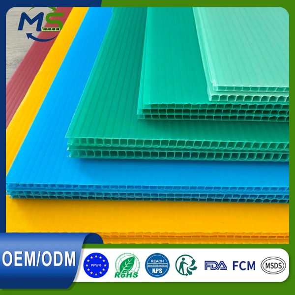 PP Corrugated Sheet (50) PP Corrugated Plastic Sheet Manufacturer for Packaging and Industrial Applications
