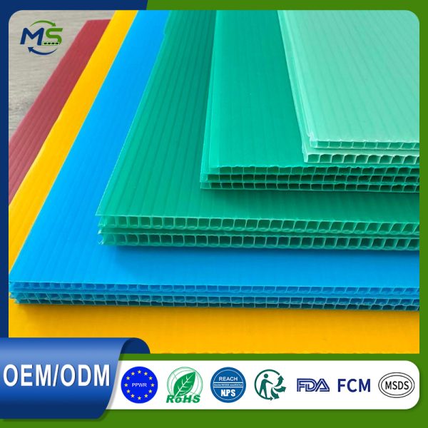 PP Corrugated Sheet (6) Eco Friendly PP Hollow Sheet for Returnable Packaging Systems