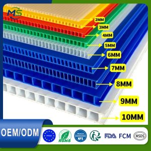 PP Corrugated Sheet (7) Eco Friendly PP Hollow Sheet for Returnable Packaging Systems