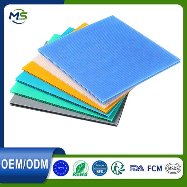 PP Corrugated Sheet (8) Eco Friendly PP Hollow Sheet for Returnable Packaging Systems