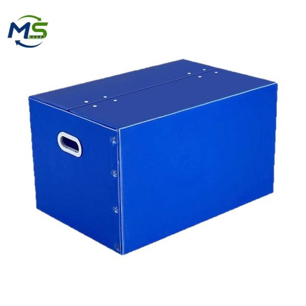 PP Corrugated Turnover Box (14) Custom OEM PP Hollow Board Turnover Box Sustainable Packaging For Factory Warehouse Operations