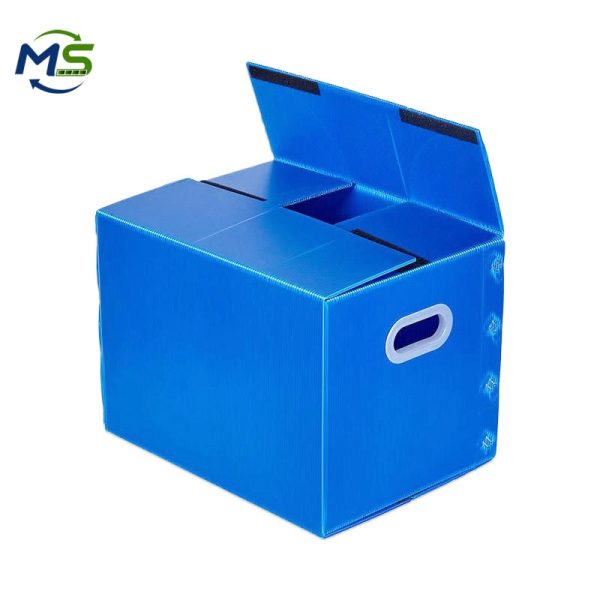 PP Corrugated Turnover Box (17) Custom OEM PP Hollow Board Turnover Box Sustainable Packaging For Factory Warehouse Operations