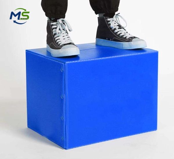 PP Corrugated Turnover Box (18) Eco Friendly PP Hollow Transport Box with Reinforced Structure for Factory Supply Chain Storage