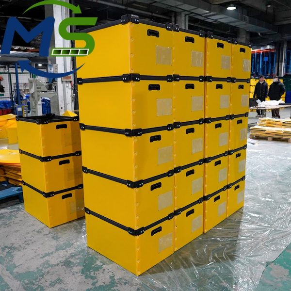 PP Corrugated Turnover Box (3) - 副本 Polypropylene Plastic Box With Dividers Anti Scratch Packaging For Electronic Components