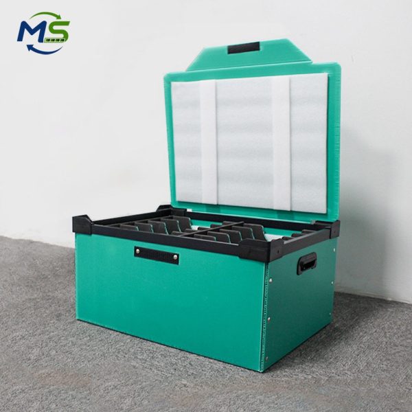 PP Hollow Sheet Divider Box (10) Polypropylene Plastic Box With Dividers Heavy Duty Storage Solution For Automotive Parts Handling