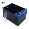 Custom PP Corrugated Divider Box Reusable Partition Storage Container for Wine Glasses Dinner Plates and Tableware Transport