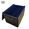 Custom PP Corrugated Divider Box Reusable Partition Storage Container for Wine Glasses Dinner Plates and Tableware Transport