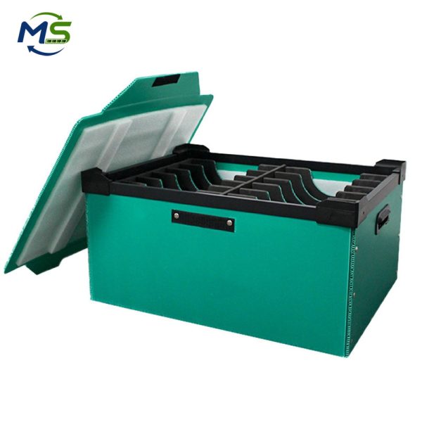 PP Hollow Sheet Divider Box (15) Polypropylene Plastic Box With Dividers Heavy Duty Storage Solution For Automotive Parts Handling