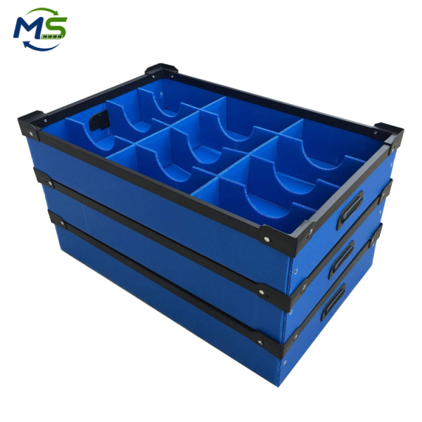 PP Hollow Sheet Divider Box (3) Custom Polypropylene Plastic Box With Partitions Protective Packaging For Vehicle Spare Parts