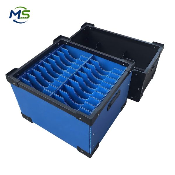PP Hollow Sheet Divider Box (4) Custom Polypropylene Plastic Box With Partitions Protective Packaging For Vehicle Spare Parts