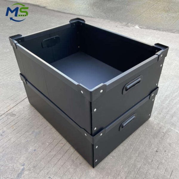 Custom PP Corrugated Divider Box Reusable Partition Storage Container for Wine Glasses Dinner Plates and Tableware Transport