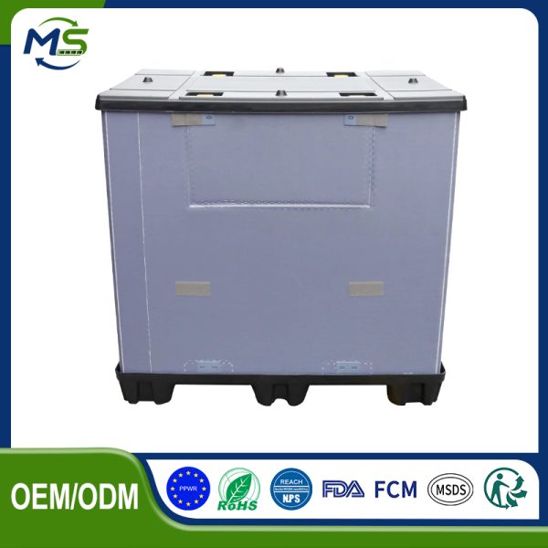 Foldable PP Honeycomb Storage Box for Warehouse Operations