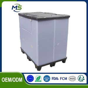 PP Pallet Sleeve Box (16) Custom PP Honeycomb Box for Automotive Component Transport
