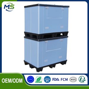 PP Pallet Sleeve Box (168) Reusable PP Honeycomb Packaging Box for Returnable Transport