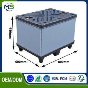 PP Pallet Sleeve Box (78) Eco Friendly PP Honeycomb Box for Industrial Packaging Needs