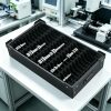 0(1) ESD Safe PP Hollow Board Electronic Component Box, Stackable Anti-Static Coroplast Container for Circuit Board Storage
